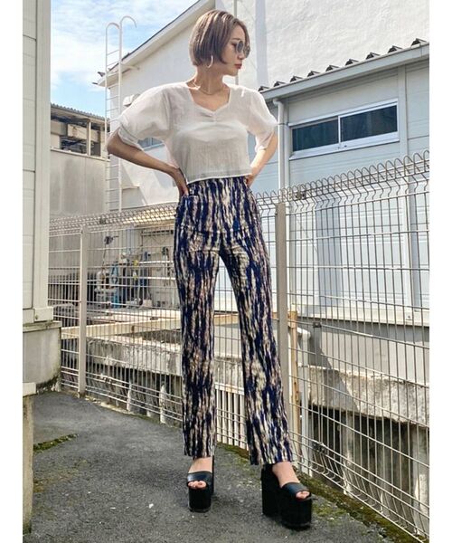 EMODA（エモダ）の「バックオープンショートトップ（シャツ/ブラウス・レディース・ホワイト/ブラック/グレー/その他/オレンジ・FREE）」の12枚目の写真