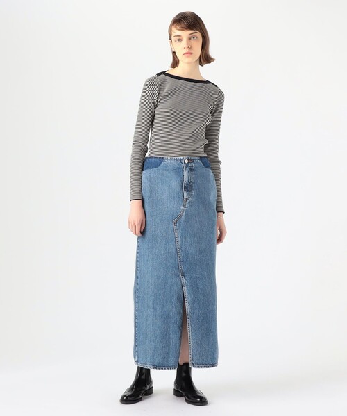 TOMORROWLAND (トゥモローランド)の「コットンリブ ボートネックプルオーバー(ニット/セーター・レディース・ライトブルー/ネイビー/ライトピンク/ライトベージュ/ブルー系その他4・S)」の17枚目の写真