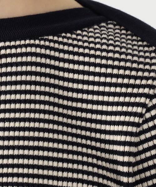 TOMORROWLAND (トゥモローランド)の「コットンリブ ボートネックプルオーバー(ニット/セーター・レディース・ライトブルー/ネイビー/ライトピンク/ライトベージュ/ブルー系その他4・S)」の18枚目の写真