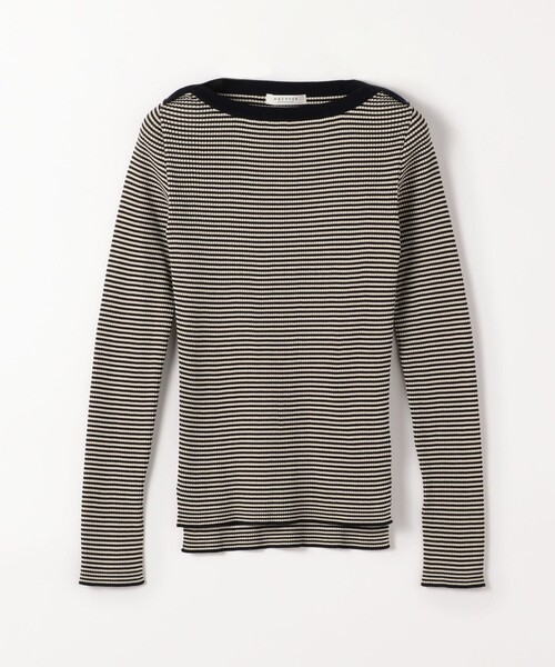 TOMORROWLAND (トゥモローランド)の「コットンリブ ボートネックプルオーバー(ニット/セーター・レディース・ライトブルー/ネイビー/ライトピンク/ライトベージュ/ブルー系その他4・S)」の10枚目の写真