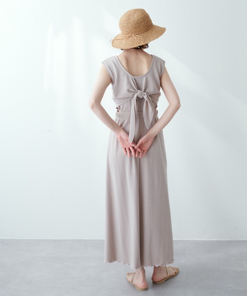 natural couture（ナチュラルクチュール）の「こま編みハット（ハット・レディース・ベージュ/アイボリー・FREE）」の5枚目の写真