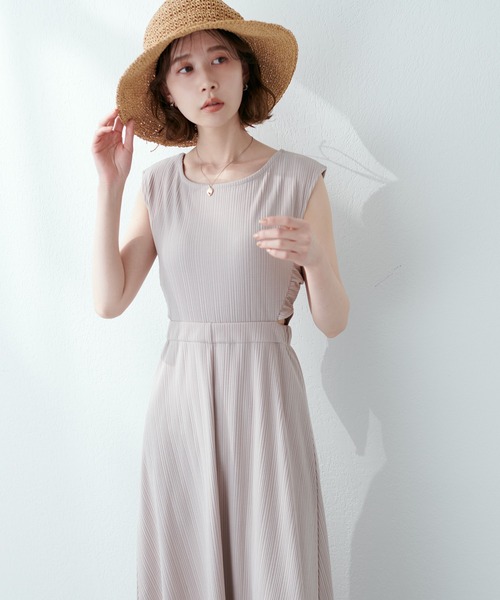 natural couture（ナチュラルクチュール）の「こま編みハット（ハット・レディース・ベージュ/アイボリー・FREE）」の4枚目の写真