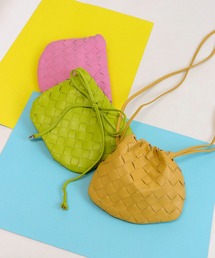 OSYAREVO（オシャレボ）の「メッシュレザー ミニショルダーバッグ（ショルダーバッグ）」