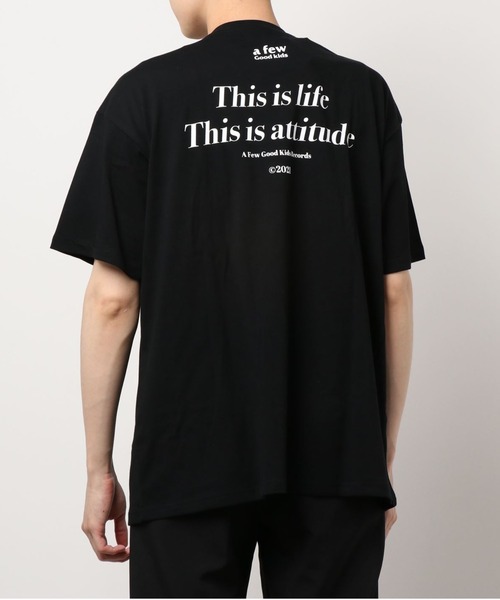 CLUB PARK（クラブパーク）の「AFEWGOODKIDS/アフューグッドキッズ/エイトボールTシャツ/8 Ball Tee（Tシャツ/カットソー・メンズ・ブラック・X-LARGE/LARGE）」の3枚目の写真