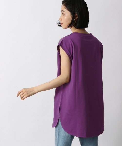 LOWRYS FARM（ローリーズファーム）の「ＢＡＳＩＣロングノースリーブ　948769（Tシャツ/カットソー・レディース・パープル/オレンジ/オフホワイト/チャコールグレー・FREE）」の5枚目の写真