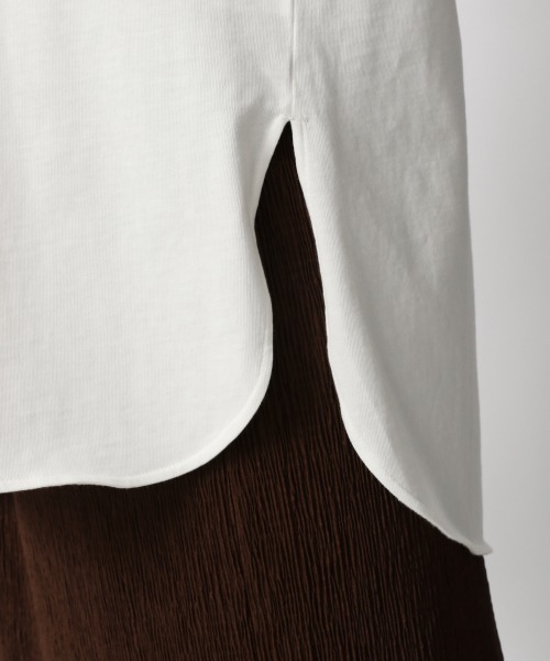 LOWRYS FARM（ローリーズファーム）の「ＢＡＳＩＣロングノースリーブ　948769（Tシャツ/カットソー・レディース・パープル/オレンジ/オフホワイト/チャコールグレー・FREE）」の10枚目の写真