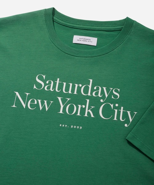 Saturdays NYC(サタデーズ ニューヨークシティ )の「Miller Standard SS Tee(Tシャツ/カットソー・メンズ・グリーン・S/X-SMALL/L/XL/M)」の2枚目の写真