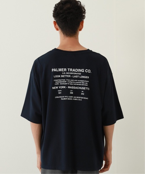 JOURNAL STANDARD relume（ジャーナルスタンダード　レリューム）の「【PALMER for relume】SLOUCHY P/O Tシャツ１（Tシャツ/カットソー・メンズ・ホワイト/ネイビー・M/L）」の5枚目の写真