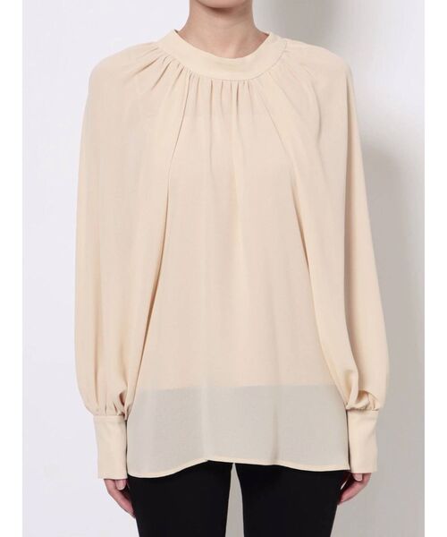 LAGUNAMOON（ラグナムーン）の「ボレロスリーブボリュームブラウス（シャツ/ブラウス・レディース・アイボリー/ラベンダー/ブラウン・FREE）」の8枚目の写真