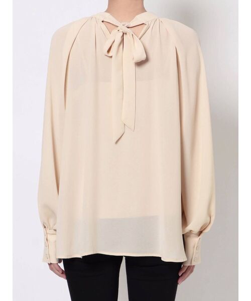 LAGUNAMOON（ラグナムーン）の「ボレロスリーブボリュームブラウス（シャツ/ブラウス・レディース・アイボリー/ラベンダー/ブラウン・FREE）」の4枚目の写真