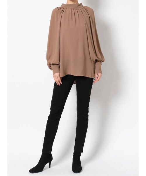 LAGUNAMOON（ラグナムーン）の「ボレロスリーブボリュームブラウス（シャツ/ブラウス・レディース・アイボリー/ラベンダー/ブラウン・FREE）」の10枚目の写真