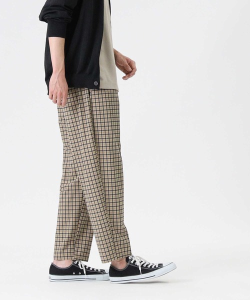 PLUS ONE(プラスワン)の「【接触冷感】【PLUS ONE】DRYアンクルイージーパンツ / 吸水速乾(その他パンツ・メンズ・ブラック/ダークグリーン/ネイビー/ダークベージュ/チャコールグレー×ブラック/ベージュ・L/XL/S/M)」の5枚目の写真