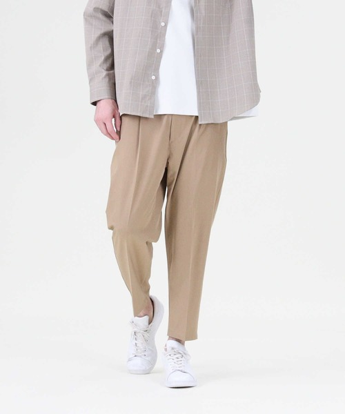 PLUS ONE(プラスワン)の「【接触冷感】【PLUS ONE】DRYアンクルイージーパンツ / 吸水速乾(その他パンツ・メンズ・ブラック/ダークグリーン/ネイビー/ダークベージュ/チャコールグレー×ブラック/ベージュ・L/XL/S/M)」の22枚目の写真