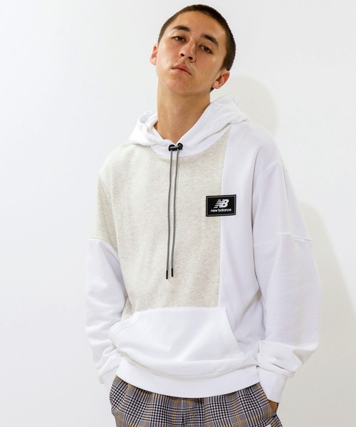 NEW BALANCE(ニューバランス)の「NB Athletics Higher Learning スウェットフーディー(パーカー・メンズ・ホワイト/ブルー系その他/バーガンディー/ブラック系その他・SMALL/MEDIUM/LARGE/X-LARGE/XX-LARGE)」の2枚目の写真