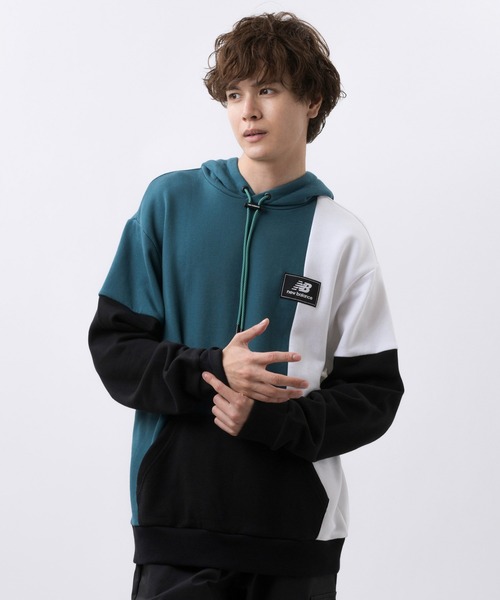 NEW BALANCE(ニューバランス)の「NB Athletics Higher Learning スウェットフーディー(パーカー・メンズ・ホワイト/ブルー系その他/バーガンディー/ブラック系その他・SMALL/MEDIUM/LARGE/X-LARGE/XX-LARGE)」の15枚目の写真