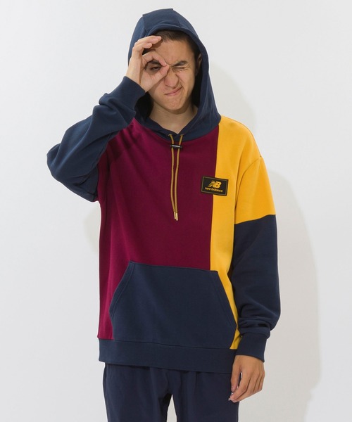 NEW BALANCE(ニューバランス)の「NB Athletics Higher Learning スウェットフーディー(パーカー・メンズ・ホワイト/ブルー系その他/バーガンディー/ブラック系その他・SMALL/MEDIUM/LARGE/X-LARGE/XX-LARGE)」の21枚目の写真