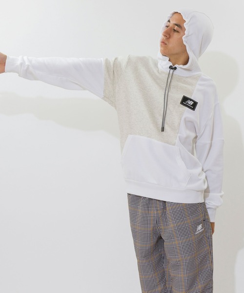 NEW BALANCE(ニューバランス)の「NB Athletics Higher Learning スウェットフーディー(パーカー・メンズ・ホワイト/ブルー系その他/バーガンディー/ブラック系その他・SMALL/MEDIUM/LARGE/X-LARGE/XX-LARGE)」の14枚目の写真