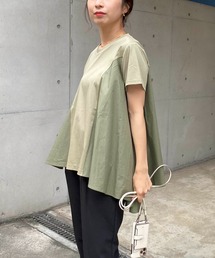 CAPRICIEUX LE'MAGE | ドッキングフレアTシャツ(Tシャツ/カットソー)