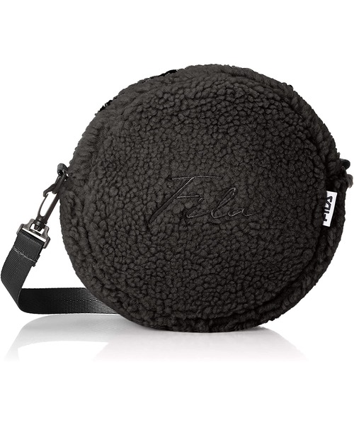 FILA(フィラ)の「【FILA/フィラ】筆記体刺繍 ボアフリース ラウンドショルダーバッグ(ショルダーバッグ・レディース・チャコールグレー/ベージュ/ブラウン/スモークピンク・FREE)」の2枚目の写真