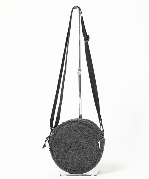 FILA(フィラ)の「【FILA/フィラ】筆記体刺繍 ボアフリース ラウンドショルダーバッグ(ショルダーバッグ・レディース・チャコールグレー/ベージュ/ブラウン/スモークピンク・FREE)」の12枚目の写真