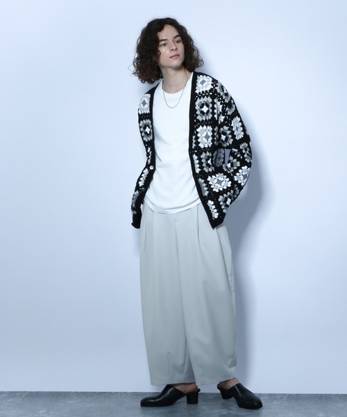 HARE(ハレ)の「ツイルワイドテーパードパンツ(HARE)(その他パンツ・メンズ・ブラック/ベージュ/グレー・SMALL/MEDIUM)」の9枚目の写真