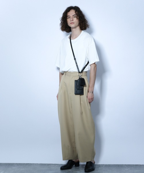 HARE(ハレ)の「ツイルワイドテーパードパンツ(HARE)(その他パンツ・メンズ・ブラック/ベージュ/グレー・SMALL/MEDIUM)」の10枚目の写真