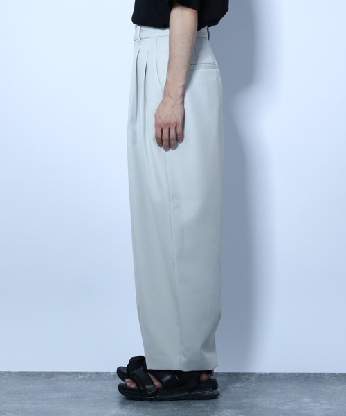 HARE(ハレ)の「ツイルワイドテーパードパンツ(HARE)(その他パンツ・メンズ・ブラック/ベージュ/グレー・SMALL/MEDIUM)」の13枚目の写真