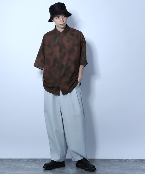 HARE(ハレ)の「ツイルワイドテーパードパンツ(HARE)(その他パンツ・メンズ・ブラック/ベージュ/グレー・SMALL/MEDIUM)」の22枚目の写真