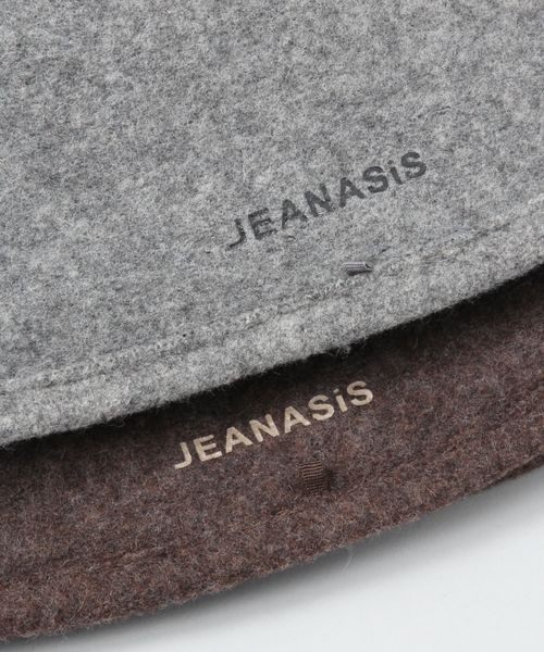 JEANASIS（ジーナシス）の「ウールハット/956298（ハット・レディース・ブラック/ブラウン/ダークブラウン/グレー・FREE）」の18枚目の写真
