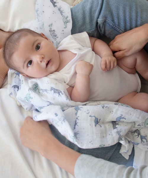 スワドル 2枚入り（おくるみ）｜aden + anais （エイデンアンドアネイ