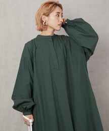FREAK'S STORE | ▽【WEB限定】ボリュームシャツバルーンスリーブワンピース(シャツワンピース)