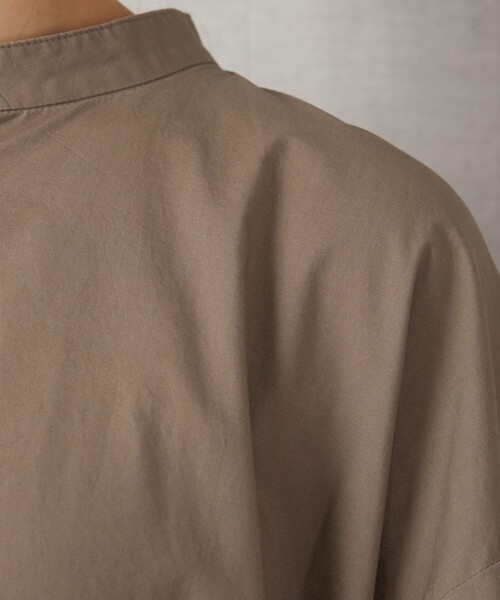 FREAK'S STORE（フリークスストア）の「【WEB限定】ボリュームシャツバルーンスリーブワンピース（シャツワンピース・レディース・ベージュ/グリーン/ホワイト/ブルー/ブラック/マジェンタ・MEDIUM/SMALL）」の22枚目の写真