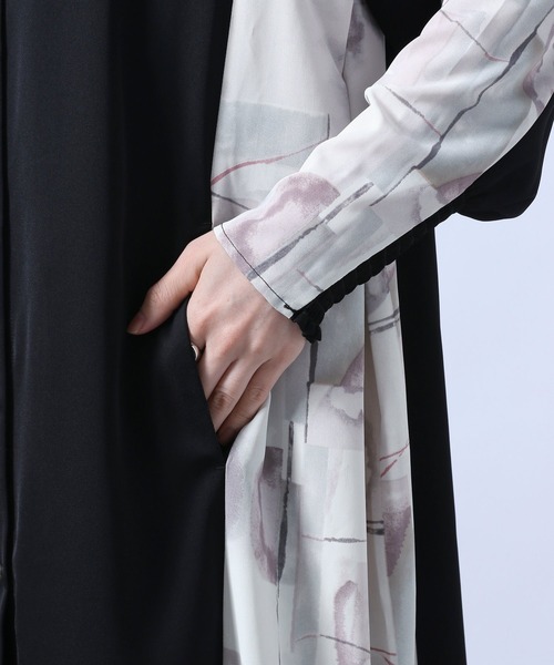 HARE（ハレ）の「アートガラキリカエワンピース(HARE)（ワンピース・レディース・ブラック/グレー/グレー系その他/ブラック系その他/ブラック系その他2/グレー系その他2/グレー系その他3・FREE）」の10枚目の写真