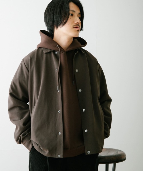 ITEMS URBANRESEARCH(アイテムズ アーバンリサーチ)の「総裏TRコーチジャケット(その他アウター・メンズ・ブルー/ベージュ/ブラック/チャコールグレー・LARGE/MEDIUM)」の2枚目の写真