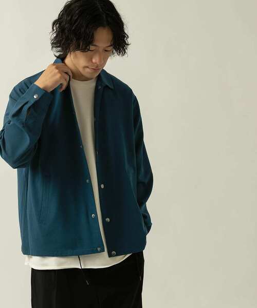 ITEMS URBANRESEARCH(アイテムズ アーバンリサーチ)の「総裏TRコーチジャケット(その他アウター・メンズ・ブルー/ベージュ/ブラック/チャコールグレー・LARGE/MEDIUM)」の6枚目の写真