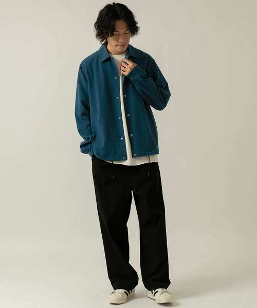 ITEMS URBANRESEARCH(アイテムズ アーバンリサーチ)の「総裏TRコーチジャケット(その他アウター・メンズ・ブルー/ベージュ/ブラック/チャコールグレー・LARGE/MEDIUM)」の10枚目の写真