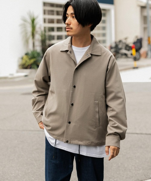 ITEMS URBANRESEARCH(アイテムズ アーバンリサーチ)の「総裏TRコーチジャケット(その他アウター・メンズ・ブルー/ベージュ/ブラック/チャコールグレー・LARGE/MEDIUM)」の14枚目の写真