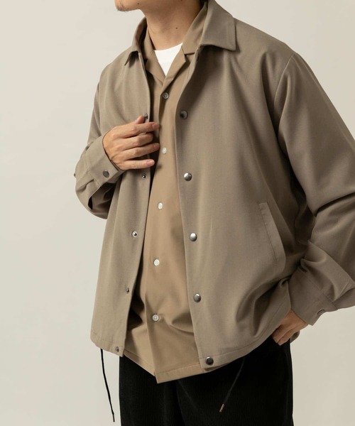 ITEMS URBANRESEARCH(アイテムズ アーバンリサーチ)の「総裏TRコーチジャケット(その他アウター・メンズ・ブルー/ベージュ/ブラック/チャコールグレー・LARGE/MEDIUM)」の16枚目の写真