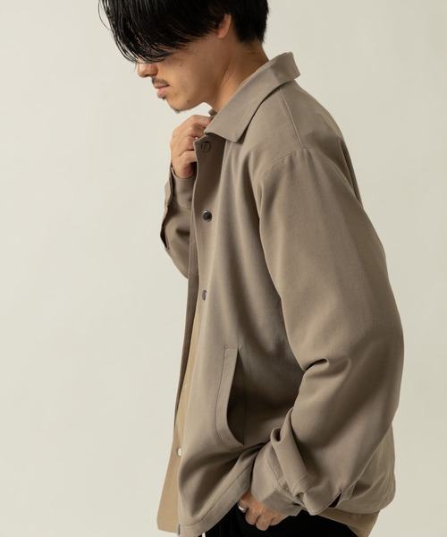 ITEMS URBANRESEARCH(アイテムズ アーバンリサーチ)の「総裏TRコーチジャケット(その他アウター・メンズ・ブルー/ベージュ/ブラック/チャコールグレー・LARGE/MEDIUM)」の18枚目の写真