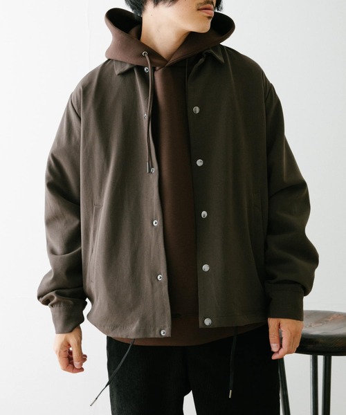 ITEMS URBANRESEARCH(アイテムズ アーバンリサーチ)の「総裏TRコーチジャケット(その他アウター・メンズ・ブルー/ベージュ/ブラック/チャコールグレー・LARGE/MEDIUM)」の20枚目の写真