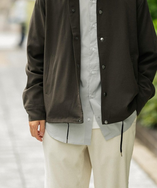 ITEMS URBANRESEARCH(アイテムズ アーバンリサーチ)の「総裏TRコーチジャケット(その他アウター・メンズ・ブルー/ベージュ/ブラック/チャコールグレー・LARGE/MEDIUM)」の21枚目の写真