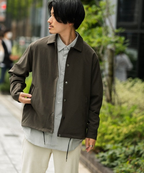 ITEMS URBANRESEARCH(アイテムズ アーバンリサーチ)の「総裏TRコーチジャケット(その他アウター・メンズ・ブルー/ベージュ/ブラック/チャコールグレー・LARGE/MEDIUM)」の22枚目の写真
