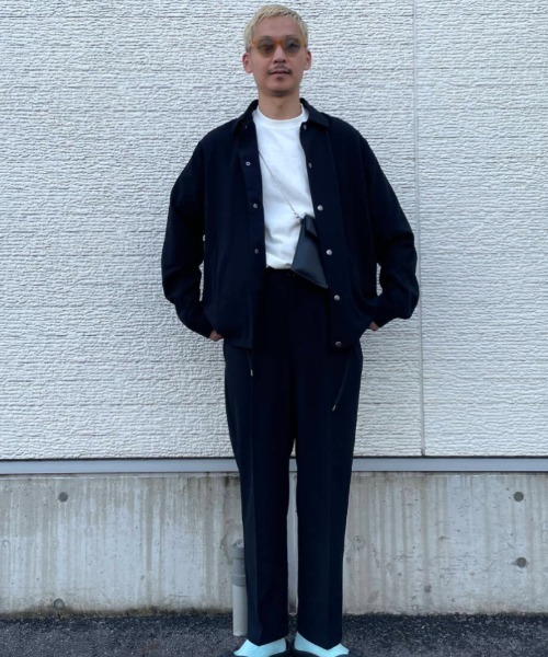 ITEMS URBANRESEARCH(アイテムズ アーバンリサーチ)の「総裏TRコーチジャケット(その他アウター・メンズ・ブルー/ベージュ/ブラック/チャコールグレー・LARGE/MEDIUM)」の1枚目の写真