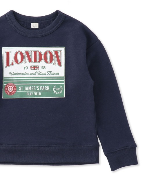 SUNDAYS SUN（サンデイズ サン）の「WEB限定 グラフィックトレーナー（スウェット・キッズ・ライトグレー系1/ライトグレー系2/グレー系1/グレー系2/ブラウン系その他/ブラウン系その他2/ダークブラウン系/アイボリー系1/アイボリー系2/アイボリー系3/アイボリー系4/グリーン系その他/ネイビー系1/ネイビー系2/イエロー系その他/ピンク系その他・80ｃｍ/90cm/100cm/110cm/120cm/130cm/140cm）」の14枚目の写真