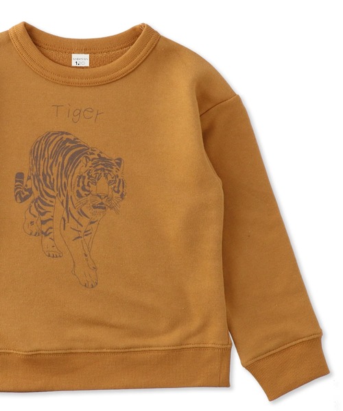 SUNDAYS SUN（サンデイズ サン）の「WEB限定 グラフィックトレーナー（スウェット・キッズ・ライトグレー系1/ライトグレー系2/グレー系1/グレー系2/ブラウン系その他/ブラウン系その他2/ダークブラウン系/アイボリー系1/アイボリー系2/アイボリー系3/アイボリー系4/グリーン系その他/ネイビー系1/ネイビー系2/イエロー系その他/ピンク系その他・80ｃｍ/90cm/100cm/110cm/120cm/130cm/140cm）」の15枚目の写真