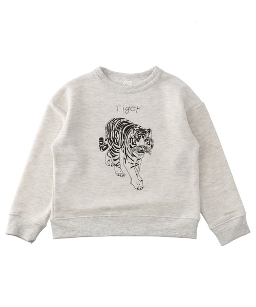 SUNDAYS SUN（サンデイズ サン）の「WEB限定 グラフィックトレーナー（スウェット・キッズ・ライトグレー系1/ライトグレー系2/グレー系1/グレー系2/ブラウン系その他/ブラウン系その他2/ダークブラウン系/アイボリー系1/アイボリー系2/アイボリー系3/アイボリー系4/グリーン系その他/ネイビー系1/ネイビー系2/イエロー系その他/ピンク系その他・80ｃｍ/90cm/100cm/110cm/120cm/130cm/140cm）」の21枚目の写真