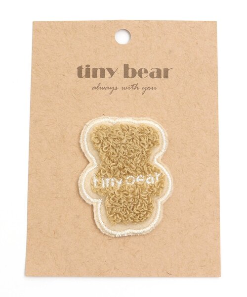 apres les cours（アプレレクール）の「tiny bear ワッペン（その他雑貨・キッズ・キナリ/アイボリー/キャメル/ベージュ・FREE）」の4枚目の写真
