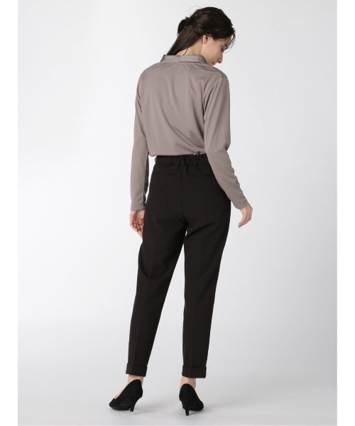 m.f.editorial(エムエフエディトリアル)の「エムエフエディトリアルレディース/m.f.editorial:Women ダブルクロス セットアップ テーパードパンツ 黒 (セットアップジャケット・スカートございます)(スーツパンツ・レディース・ブラック・LARGE/S/MEDIUM)」の5枚目の写真