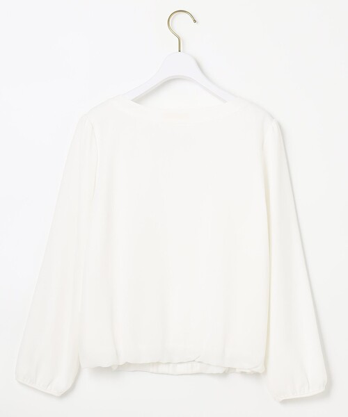 ANY SIS（エニィスィス）の「【洗える】フロントプリーツシフォン ブラウス（Tシャツ/カットソー・レディース・ホワイト系・1/2/3）」の7枚目の写真