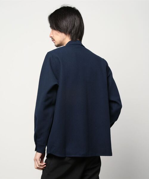 BOUNTY HUNTER（バウンティーハンター）の「BxH Back Satin L/S Shirts（シャツ/ブラウス・メンズ・ネイビー・MEDIUM/LARGE/X-LARGE）」の3枚目の写真